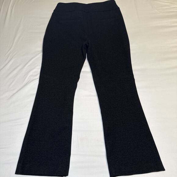 Express Boot Cut High Rise Pull On Dark Charcoal Gray Pants Career Large NWOT - Picture 10 of 11